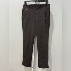 NWOT Chico's Gray Ankle Cropped Pants